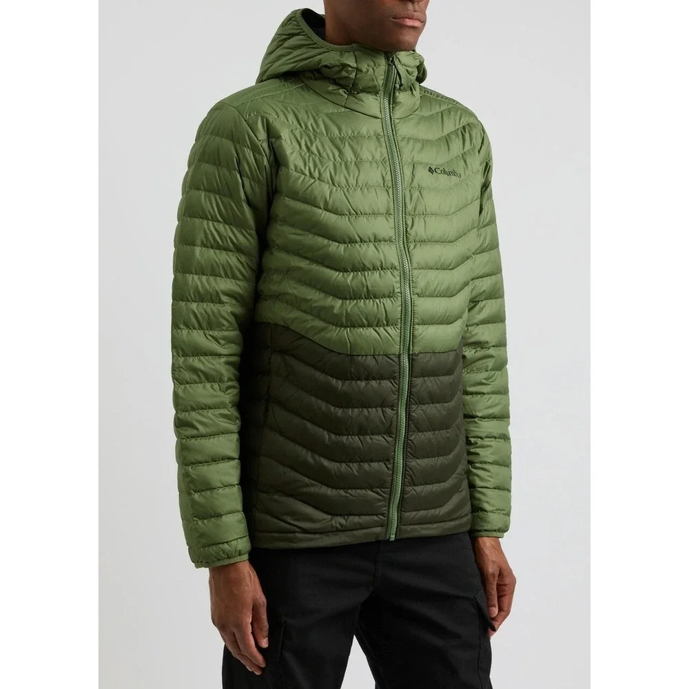 Columbia Westridge Down Hooded Puffer‎ Coat Men's Size XL Green NWT